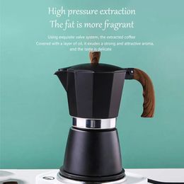 Coffee Pots 36cups Italian Moka Espresso Cafeteira Percolator Pot Express Stovetop Maker Aluminium Coffeeware 231214