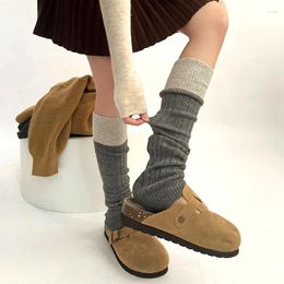 Women Socks Long Lolita Women's Knitted Warm Foot Cover Arm Sleeves Y2K Autumn Winter Crochet Boot Cuffs Stockings