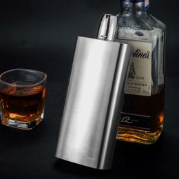 Hip Flasks flask 500ml whisky pot stainless steel 304 17oz metal alcohol container wine bottle men gift honest 231213