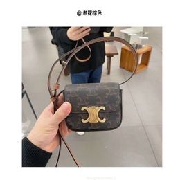 lady Shoulder Bags Ce Triumphal Arch Waist Bag New Product Waist Bag Mouth Red Bag Triumphal Arch Mini Bag Womens 2023 New Change Bag Mouth Red Bag Mini Pink C