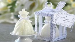 Whole wedding dress candle favor gifts party favor wedding gifts for guest wedding souvenirs birthday gifts 30pcslot1712853