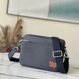 Lvse Lvity Lvse Retro Mirror Quality Designer 10a Messenger Bags Genuine Leather Crossbody Bag Luxury Men Shoulder Bags L424