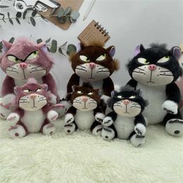 Kawaii Fluffy Hair Lucifer Cat Plush Look Funny Plush Gift For Girlfriend Cat Plush KeyChain