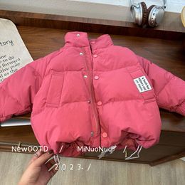 Children's Short Down Jacket Winter Coat for Boys and Girls Fashion Warm and Thick Top