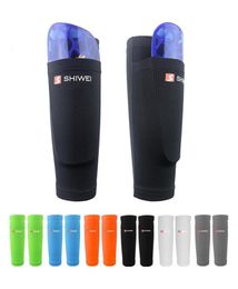 1 pair sports soccer shin guard pad sock leg support football compression calf sleeve shinguard for adult teens children41159615449423