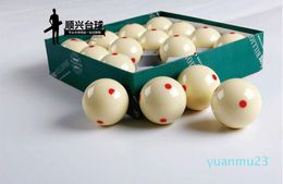 WholeThe Billiards supplies six red dot white billiards American black 8 training aiming cue ball billiards7541872