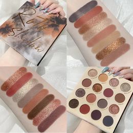 Eye Shadow Matte ShimmerBeauty Glazed Eyeshadow Colour Fashion Shadows Pallet Pigment Make Up Palette Highlighter Neon Eye Shadow Palette 231214