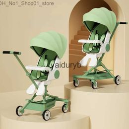 Strollers# Strollers# Light Trolley Two-way Stroller 1-3 Years Old Children Stroller Multifunctional Baby Carriage Foldable and Easy To Carryvaiduryb Q231215