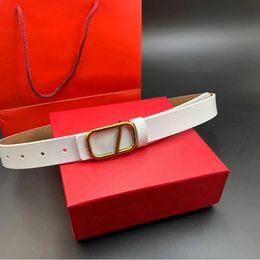 Womens designer belts fashion genuine leather belt luxurys waistband mens thin golden red buckle belt