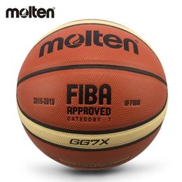 Balls Molten Basketball Ball GG7X Official PU Leather Outdoor Indoor Match Training Men Women High Quality Wear-resistant Baloncesto 231213