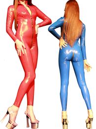 Sexy Set Sex Cosplay Coverall Bodysuit Adult Latex Ammonia Catsuit For Men and Women Unisex Jumpsuit Suit Bodysuit Tailored 12 Colors 231214