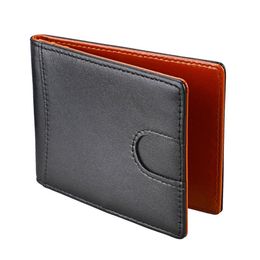 HBP 22 Hight Quality Fashion Men Real Leather Credit Card Case Case Coin Pulse Money Clip Worthet234z