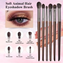 Makeup Brushes OVW cosmetics 26 pieces makeup eye shadow brush set goat hair tool super soft makeup cone mixer diffusion kit cutting cream brush 231214