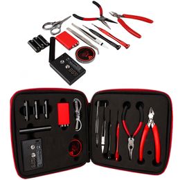 Other Electronic 11 in 1 DIY Tool Kit Coil jig Tweezers Pliers Ohm tester Repair Coiling Set with Storage Bag