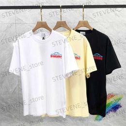 Men's T-Shirts Racing Print T Shirt Men Women Best Quality White Apricot Black Streetwear Top Tee T-shirt T231214