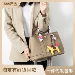 Top original wholesale Hremmss Party Garden tote bags online shop Bag new style garden bag single shoulder slung bucket large capacity Tote wide With Real Logo