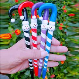 Ballpoint Pens 13pcs Office Supplies Creative Christmas Snowman Umbrella Shape Pen Student Writing Novelty School Stationery 231213