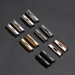 19mm 20mm 21mm Stainless END LINK Endlink Connector For Curved Strap Wristwatch Rubber Leather Band281t