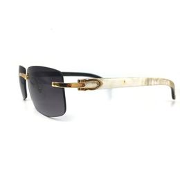 Signature Sunglasses Designer Buffs Wood Brand Glasses Frames Men White Black Buffalo Wooden Sunglass Cariter Horn Eyewear Avdpc303w