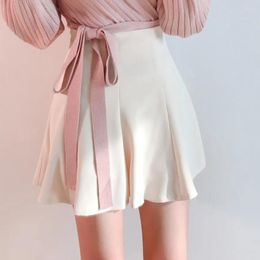 Skirts 2023 Spring Women Skirt Fashion High Waist Sweet Cute Girls Dance Mini Short XS-2XL