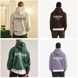 Men's Hoodies Sweatshirts Reprreesent hoodie designer Club Letter Tide Brand Wild High Street Casual American Loose Hooded Sweater Hoodie Set S-XL