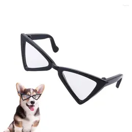 Dog Apparel Pet Sunglasses Colourful Retro Triangle Eyewear Costume Glasses Round Reflection Eye Wear For Cat Puppy Accessories
