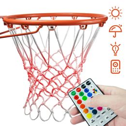 Balls LED Light Basketball Net Change Play Automatic Lights for Outdoor Teen 231213