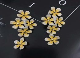 Fashion luxury designer women earrings flower Colourful enamel earrings for women fashion party Jewellery 3049821