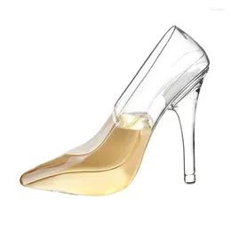 Wine Glasses Party Home Drinkware Beer Whiskey Glass Cups Novelty High Heel Shaped Design Lead-free Clear Cup 180ML