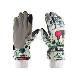 Ski Gloves Touch ScreenWinter Warm Ski Gloves Outdoor Sport Skiing Gloves Windproof Men Women Kids Mittens Waterproof Skiing Breathable AirL23118