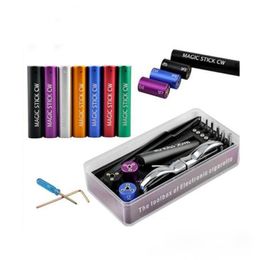 Andere Elektronik Magic Stick CW RDA Tool Kit 6 in 1 Coil Jig Wrapping Coiler Heizdraht 7 Farben Werkzeuge für RBA Zerstäuber Handwerkzeug