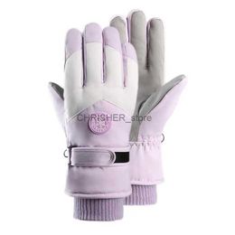 Ski Gloves Men Women Winter Ski Gloves Waterproof Touchscreen Snowboard Gloves Motorcycle Riding Snow Keep Warm Windproof GlovesL23118