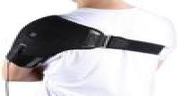 Yosoo USB Charge Heated Shoulder Brace Adjustable Neoprene Single Shoulder Support Cold Therapy Wrap Pad Back Guard2308402