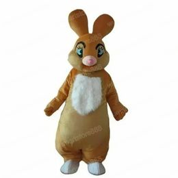 Newest Rabbit Mascot Costume Carnival Unisex Outfit Christmas Birthday Party Outdoor Festival Dress Up Promotional Props Holiday Celebration