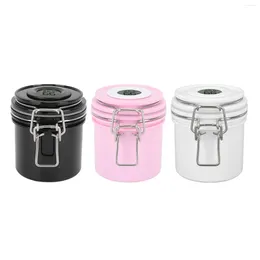 Makeup Brushes Activated Carbon Eyelash Glue Container Prevent Drying Lash Extension Adhesive Jar With 200ml Black