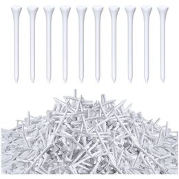 1000 Pcs Golf Tees Bulk Wood Tees 3-1/4 Inch Tall White Golf Tees for Women Men Ladies Clubs Golf Ball Theme Party Accessories 231213