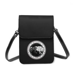 Evening Bags Teen Wolf Shoulder Bag Streetwear Woman Mobile Phone Gift Retro Leather340j