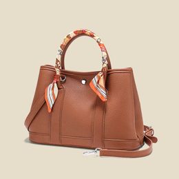 Top original wholesale Hremmss Party Garden tote bags online shop Large capacity fashionable womens bag lychee cowhide garden commuter mu With Real Logo