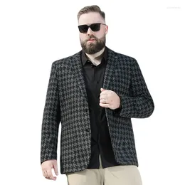 Men's Suits Arrival Suepr Large Fashion Suit Top Loose Casual Coat Blazer Men Autumn And Winter Plus Size 3XL 4XL 5XL 6XL 7XL 8XL