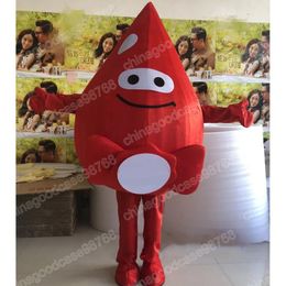 2024 Performance blood drops Mascot Costumes Cartoon Carnival Hallowen Performance Unisex Fancy Games Outfit Outdoor Advertising Outfit Suit