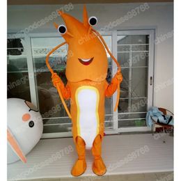 2024 Performance Red Lobster Mascot Costumes Cartoon Carnival Hallowen Performance Unisex Fancy Games Outfit Outdoor Advertising Outfit Suit