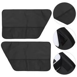 Dog Carrier 2 Pcs Car Mat Oxford Cloth Door Guard Scratch Resistant Baby Safety Mask Vehicle Accessories Cover