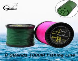 Anglers Choice 8 Strands Braided Fishing Line 1000m Multi Color Super Strong Japan Multifilament PE Braid Line5207452