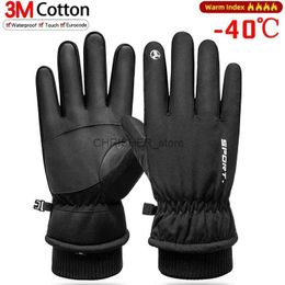 Ski Gloves Winter Men Women Gloves TouchScreen Waterproof Windproof Gloves Outdoor Sports Warm Cycling Snow Ski Gloves Full Finger Non-slipL23118