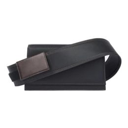 Men's bag Leather crossbody bag Simple fashion business style underarm bag