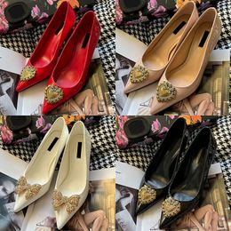 Leather dress shoes top luxury designer shoes women sexy pointy high heels bow rhinestone wedding shoes pearl stiletto sandals fashion patent leather party shoes