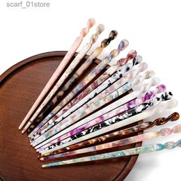 Headwear Hair Accessories Chinese Style Hair Sticks Vintage Acetate Resin Chopstick Women Hairpins Hair Clip Pin Headwear Wedding Hair Jewellery AccessoriesL23121