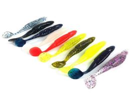 10 Colour Soft Jelly Lure Drop S Fishing Tackle Bait Jig Paddle Tail Sinking Silicone Fish Lures 11cm6g4887885