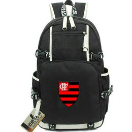 CR Flamengo backpack CRF daypack Club school bag Sport Team packsack Print rucksack Casual schoolbag Computer day pack