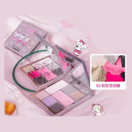 Eye Shadow FLORTTE MIKKO Co-branded Eye Shadow Comprehensive Palette Repairing Blush Eye Shadow 231214